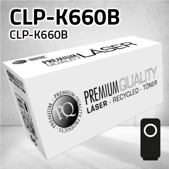 [CLST660N] Tóner Samsung CLP-K660B negro | 5.500 páginas | compatible