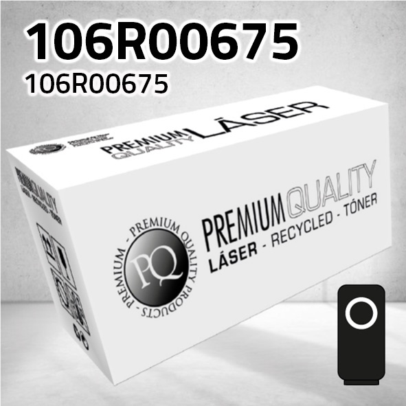 Tóner Xerox 106R00675 negro | 8.000 páginas | compatible