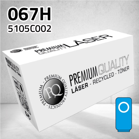 Tóner Canon (067H) 5105C002 cian | 2.350 páginas | compatible