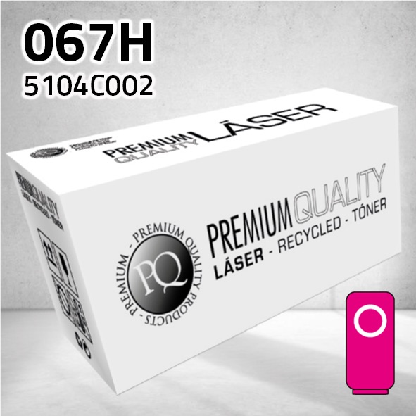 [CLCT067HM] ​Clone de marca para Canon (067H) 5104C002 Magenta (2.350 cópias)