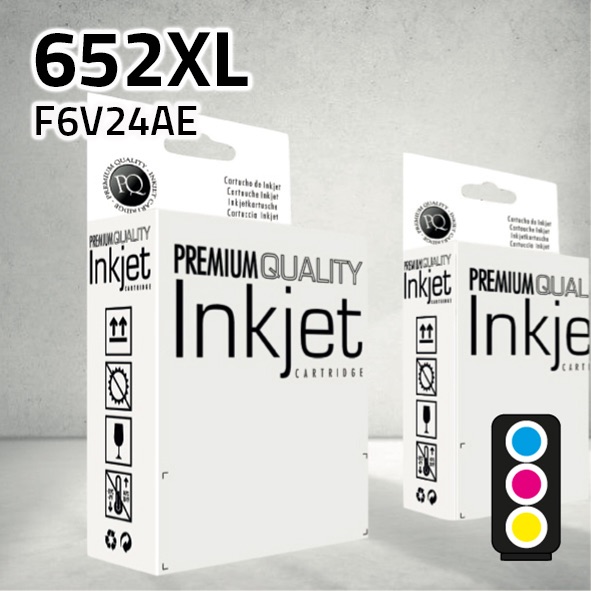[CLHC6V24XC] Cartucho HP F6V24AE (652XL) color | 18 ml | compatible