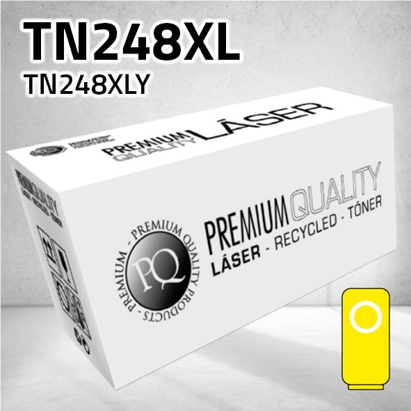 [CLBTTN248XY] Tóner Brother TN248XLY amarillo | 2.300 páginas | compatible