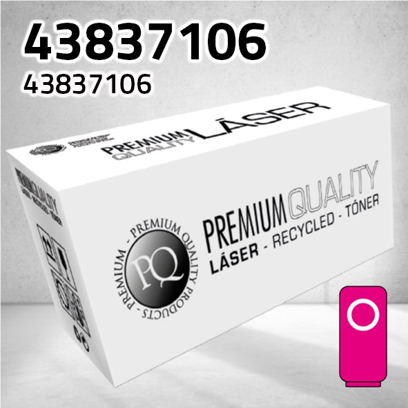 [CLOT7106M] Tóner OKI 43837106 magenta | 16.500 páginas | compatible