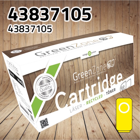 [GOT7105Y] Tóner OKI 43837105 amarillo | 16.500 páginas | Green Zone