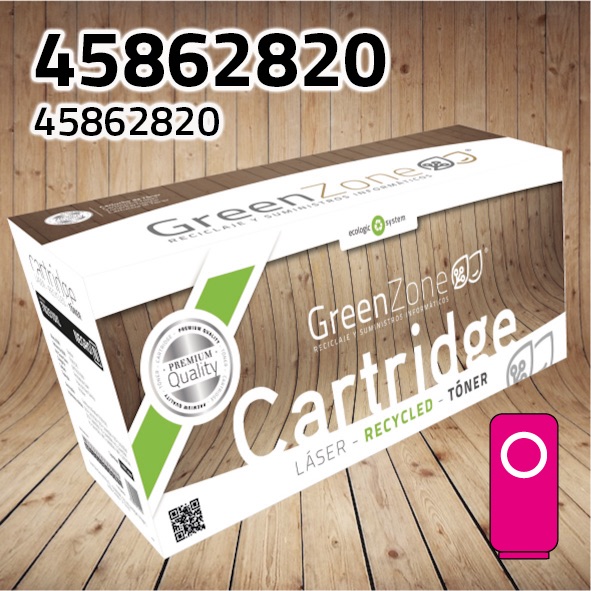 [GOT2820M] Tóner OKI 45862820 magenta | 15.000 páginas | Green Zone