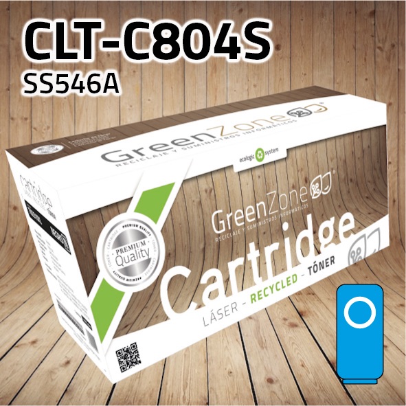 [GSTC804C] Tóner Samsung CLT-C804S cian | 15.000 páginas | Green Zone