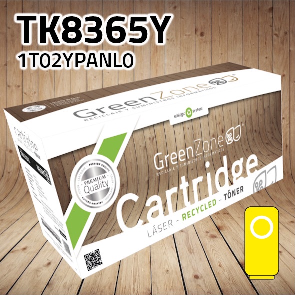 [GKT8365Y] Tóner Kyocera TK8365Y amarillo | 12.000 páginas | Green Zone