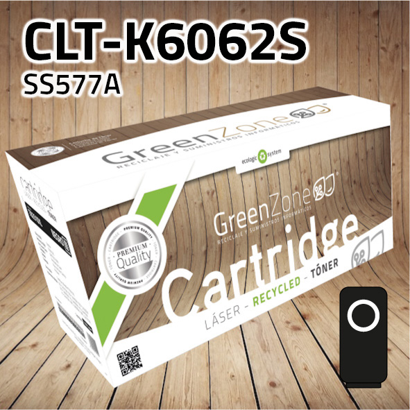 Tóner Samsung CLT-K6062S negro | 25.000 páginas | Green Zone