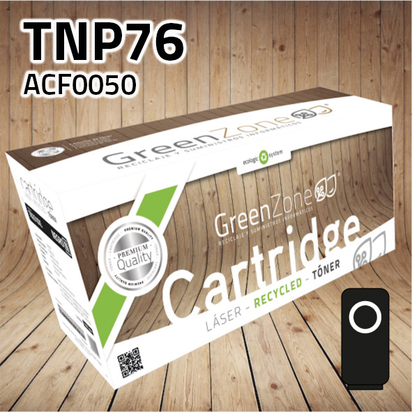 [GMTNP76N] Tóner Konica Minolta TNP76 (ACF0050) negro | 12.000 páginas | Green Zone