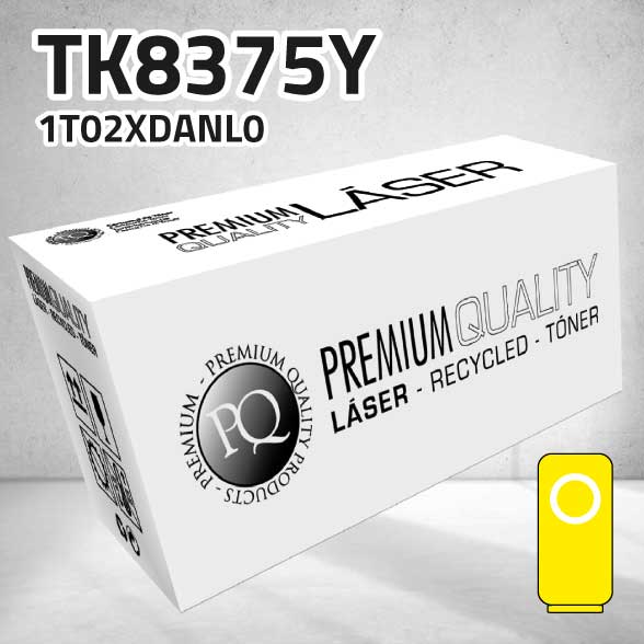 Tóner Kyocera TK8375Y amarillo | 20.000 páginas | compatible