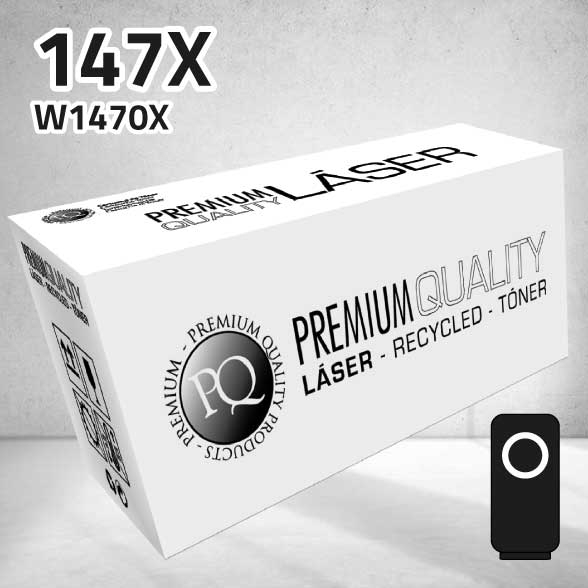 Tóner HP W1470X (147X) negro | 25.200 páginas | compatible