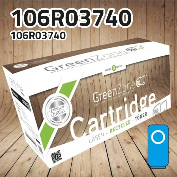 [GXT3740C] Tóner Xerox 106R03740 polimerizado cian | 16.500 páginas | Green Zone