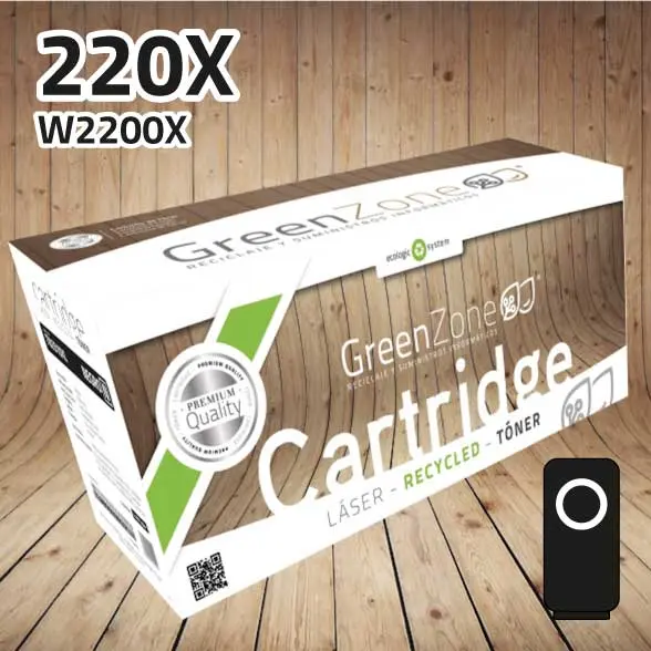 [GHTW2200XN] Tóner HP W2200X (220X) negro | 7.550 páginas | Green Zone