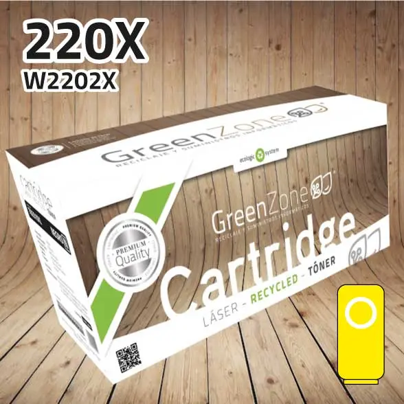 [GHTW2202XY] Tóner HP W2202X (220X) amarillo | 5.5000 páginas | Green Zone