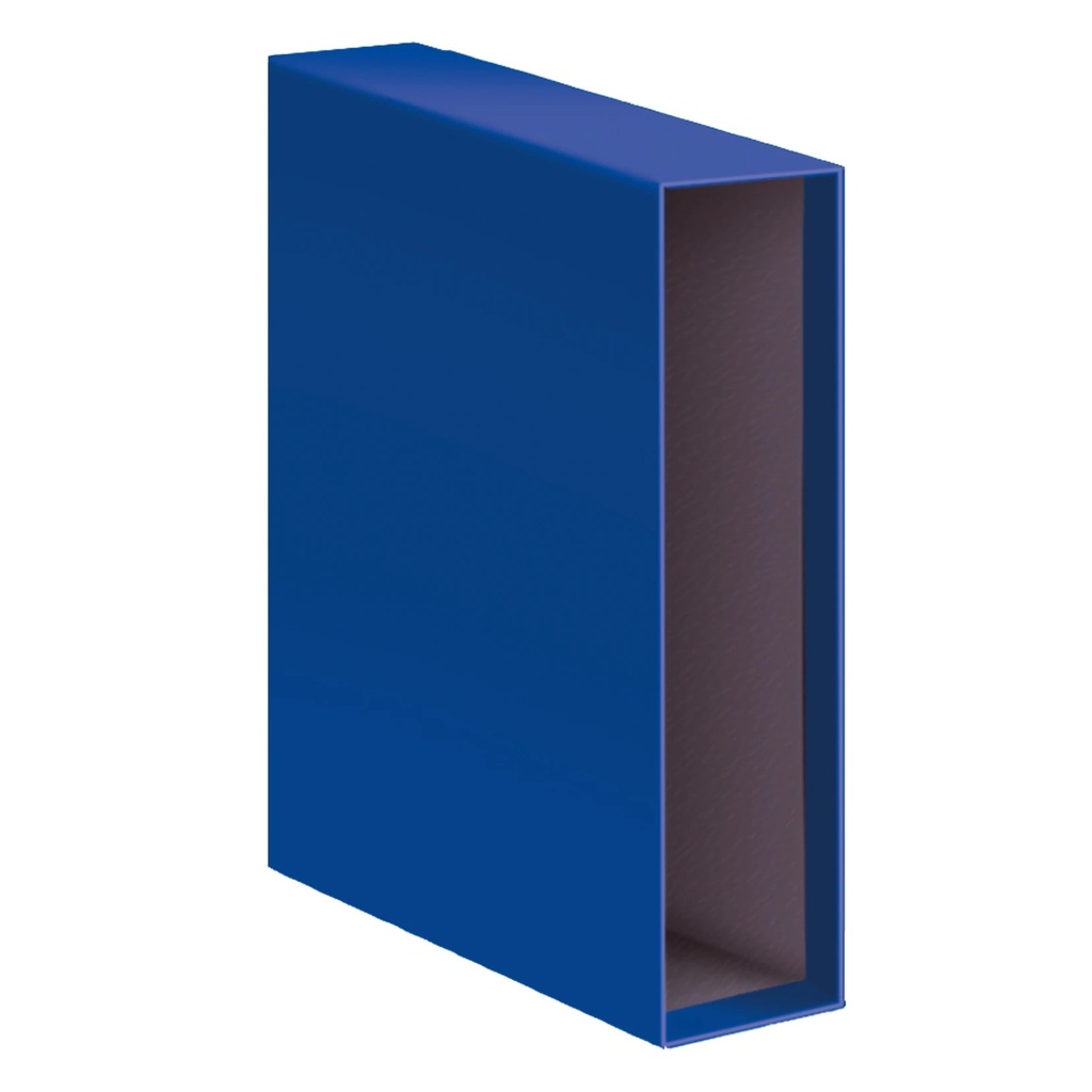 [09080] Dohe Archicolor Funda para Archivador de Palanca - Formato Folio - Carton Forrado - Color Azul