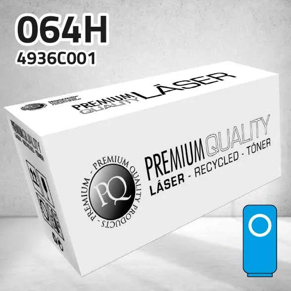 [CLCT064HC] Tóner Canon (064H) 4936C001 cian | 10.400 páginas | compatible
