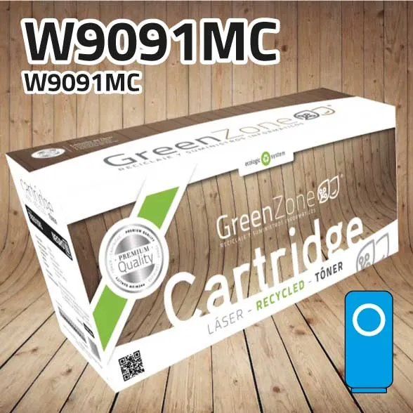 Tóner HP W9091MC cian | 6.900 páginas | Green Zone